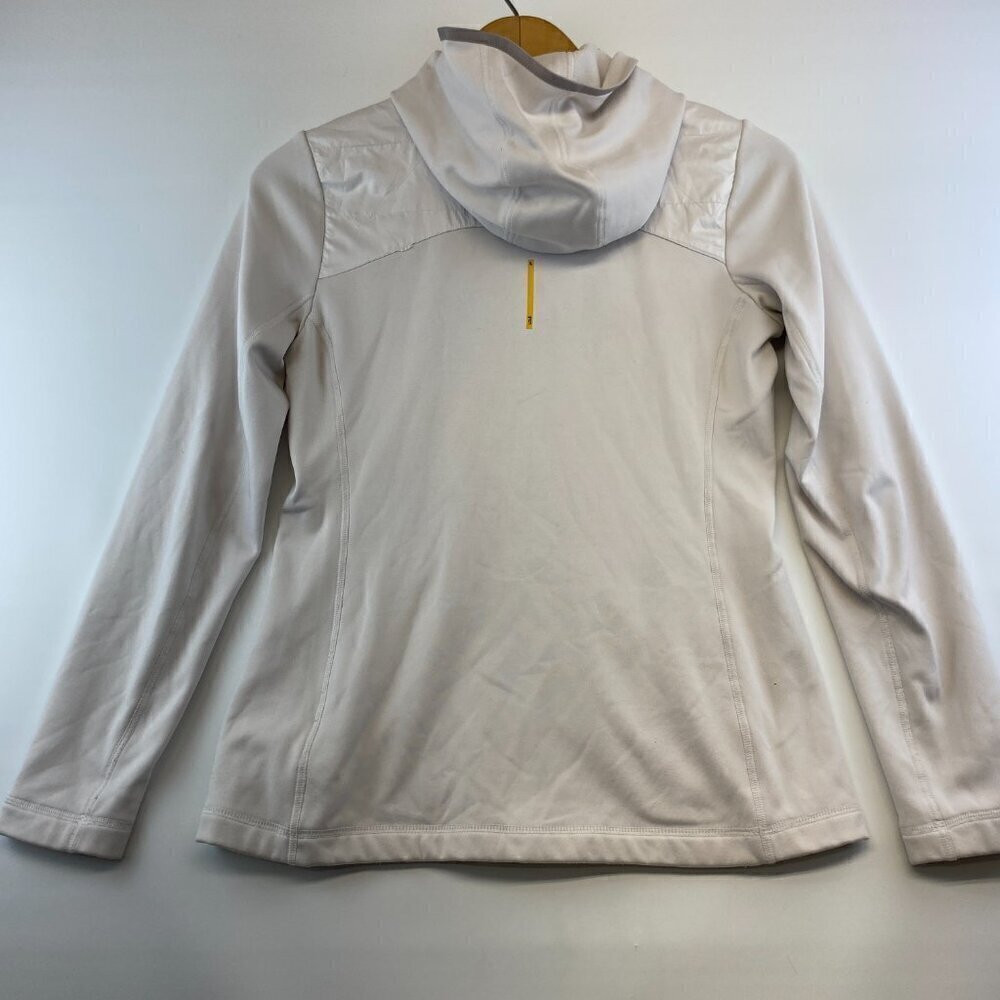 Lole Women's White Zip Front Hooded Long Sleeve Athletic Jacket Size M #1149 - Picture 15 of 16